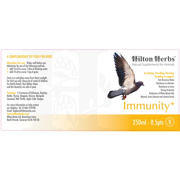 Immunity+ pack label